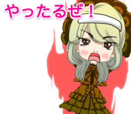 Harajuku gothic dress from a girl ale sticker #15841179