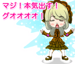 Harajuku gothic dress from a girl ale sticker #15841183