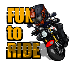 Riders's daily life4 sticker #15841318