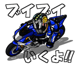 Riders's daily life4 sticker #15841324