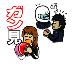 Riders's daily life4 sticker #15841333