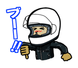 Riders's daily life4 sticker #15841336