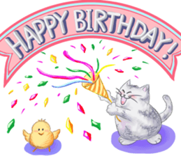 Good friend sticker of Fuku and Piyo. sticker #15841297