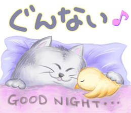 Good friend sticker of Fuku and Piyo. sticker #15841312