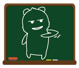Blackboard graffiti sticker #15841524