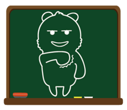 Blackboard graffiti sticker #15841528