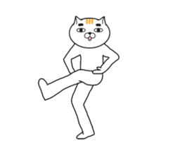 The Dancing Cat sticker #15841601