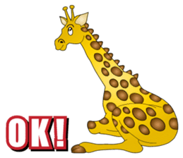 Hustle Giraffe sticker #15841695