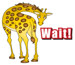 Hustle Giraffe sticker #15841702
