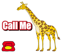 Hustle Giraffe sticker #15841703