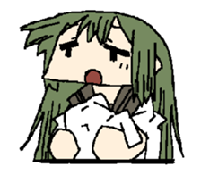 Sticker of a high school girl siro sticker #15841748