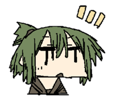 Sticker of a high school girl siro sticker #15841749