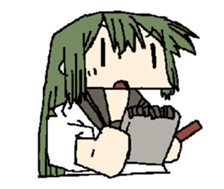 Sticker of a high school girl siro sticker #15841750