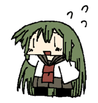 Sticker of a high school girl siro sticker #15841751