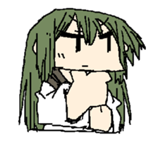 Sticker of a high school girl siro sticker #15841752