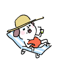 a woman with a blue eye shadow sticker #15842492