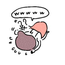 a woman with a blue eye shadow sticker #15842494