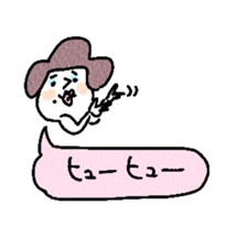 a woman with a blue eye shadow sticker #15842499