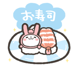 Tabetai Nomitai Asobitai Usagi Sticker sticker #15842821