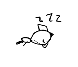 Make a doodle into background(Japanese) sticker #15843033