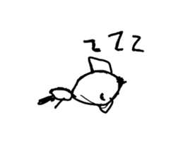 Make a doodle into background(Japanese) sticker #15843033