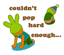 Popao et Popataro le duo Poppin ENGLISH sticker #15843203