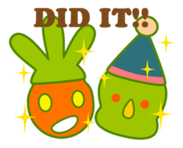 Popao et Popataro le duo Poppin ENGLISH sticker #15843204