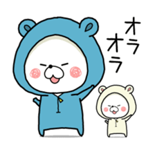 Dancing bear -KUMAPOKO- sticker #15843335