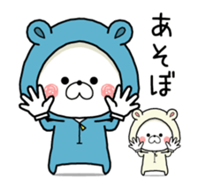 Dancing bear -KUMAPOKO- sticker #15843336