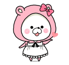 Dancing bear -KUMAPOKO- sticker #15843341