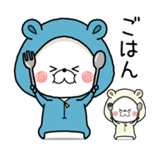 Dancing bear -KUMAPOKO- sticker #15843351