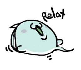 blue Little ghost sticker #15843400