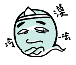 blue Little ghost sticker #15843409