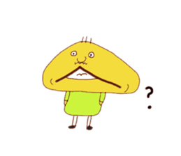 Hiragana image face sticker #15843420