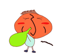 Hiragana image face sticker #15843423