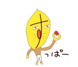 Hiragana image face sticker #15843449