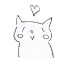 hen na cat sticker #15844026