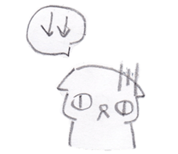 hen na cat sticker #15844028