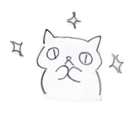 hen na cat sticker #15844029