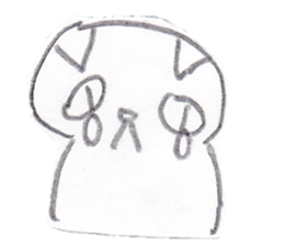 hen na cat sticker #15844034