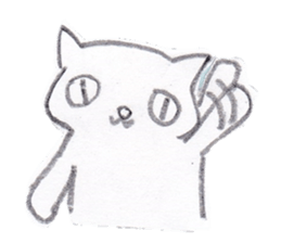 hen na cat sticker #15844036