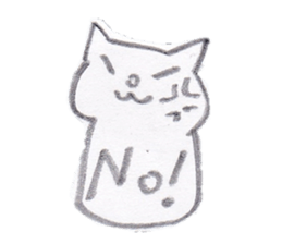 hen na cat sticker #15844040