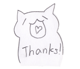 hen na cat sticker #15844042