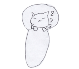 hen na cat sticker #15844046