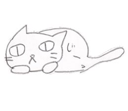 hen na cat sticker #15844052