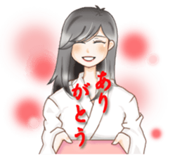 Rin of the person of calligraphy 4 sticker #15844161