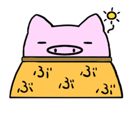 A chubby pig sticker #15844775