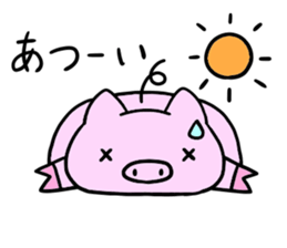 A chubby pig sticker #15844802