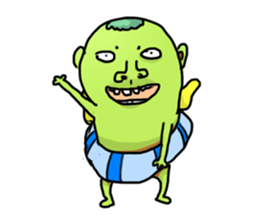 Bug-Green sticker #15845196