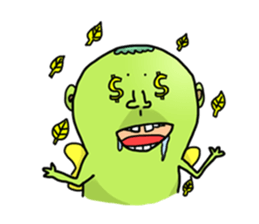 Bug-Green sticker #15845230